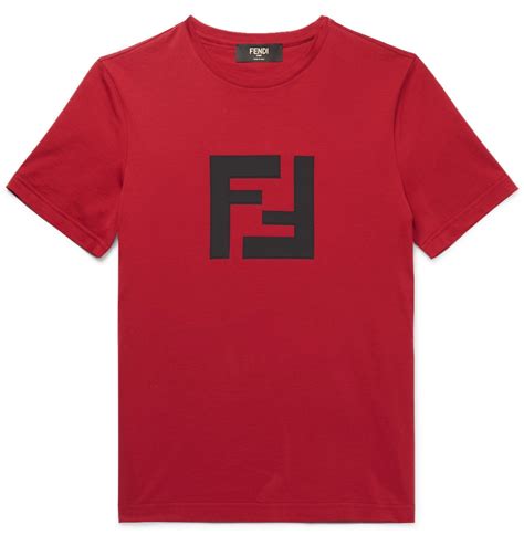 fendi shirt red|Fendi denim shirt.